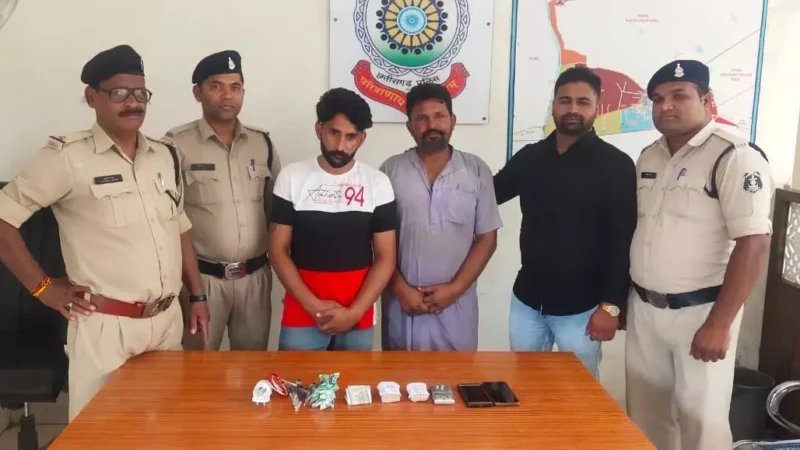 हेरोइन स्मगलर का अन्तर्राज्यीय सरगना गिरफ्तार, राजधानी के होटल मल्टीस्टार में छापा