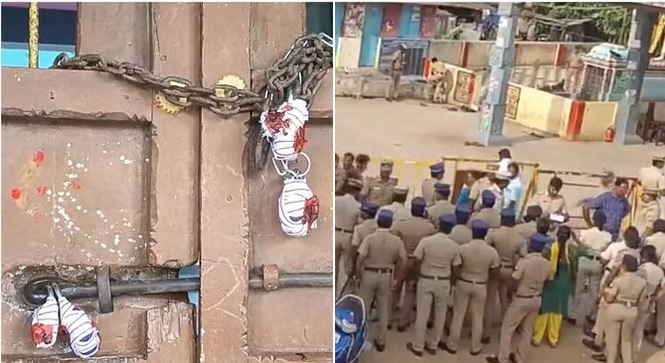 एससी समुदाय के लोगों के मंदिर में प्रवेश पर विवाद