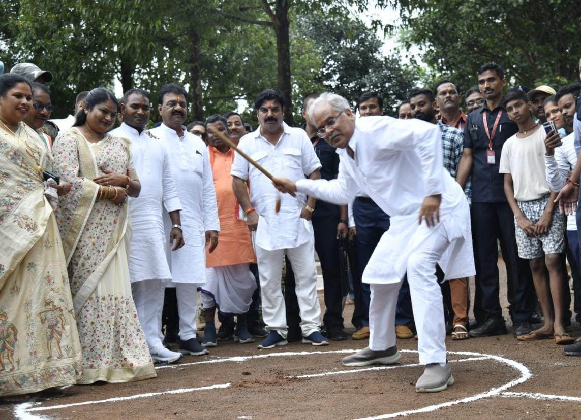 छत्तीसगढ़ के पहली तिहार से पारंपरिक खेलों की भी शुरुआत