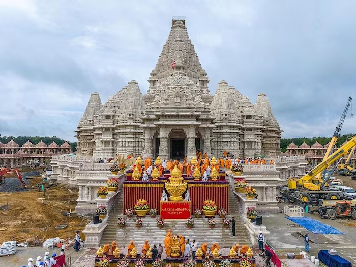 न्यूजर्सी में दुनिया का दूसरा सबसे बड़ा हिंदू मंदिर