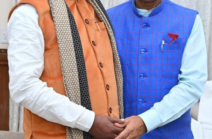 मुख्यमंत्री श्री साय से केंद्रीय कृषि और किसान कल्याण मंत्री श्री अर्जुन मुंडा ने की सौजन्य मुलाकात