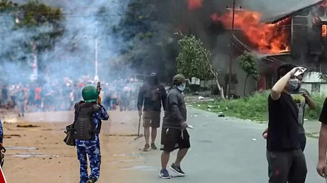 सुरक्षाबलों और कुकी उग्रवादियों के बीच गोलीबारी, सुरक्षाकर्मी की मौत