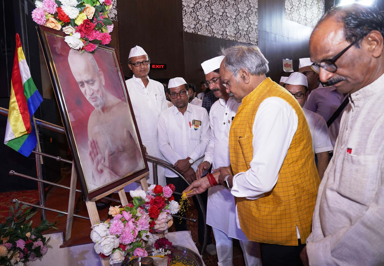 आचार्य श्री विद्यासागर जी महाराज के नाम पर छत्तीसगढ़ सरकार शुरू करेगी पुरस्कार: संस्कृति मंत्री श्री बृजमोहन अग्रवाल