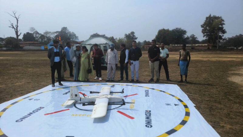 छत्तीसगढ़ के हेल्थ सर्विस डिलीवरी में ड्रोन का उपयोग शुरू