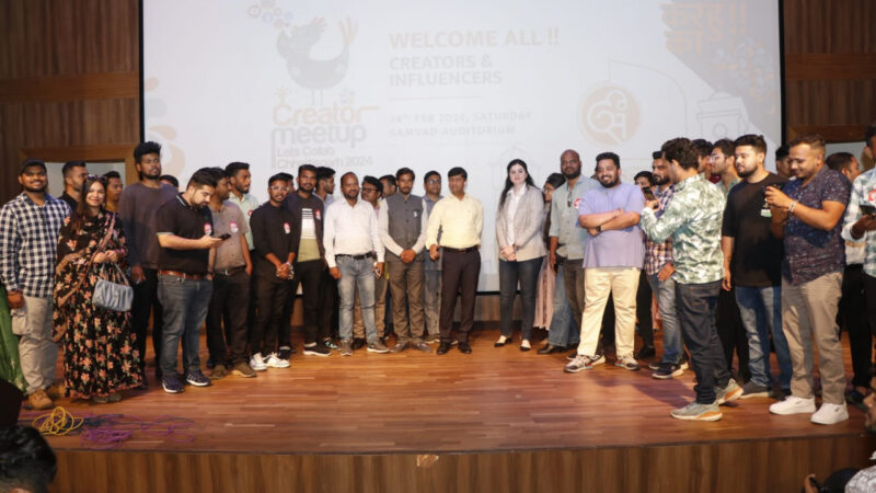 ‘लेट्स कोलैब छत्तीसगढ़’ क्रिएटर्स मीटअप कार्यक्रम में क्रिएटर्स ने दिखाया जोश