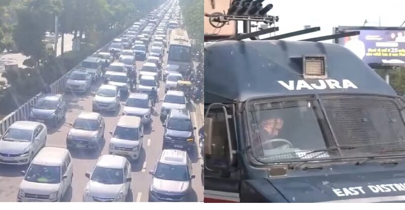 फिर सड़कों पर किसान, नोएडा में महाजाम