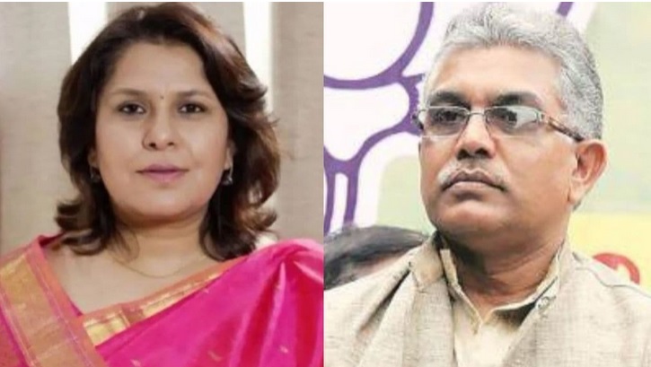 सुप्रिया श्रीनेत, दिलीप घोष को कारण बताओ नोटिस