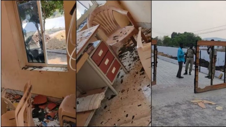 छात्रों को भगवा पहनकर आने से रोका तो स्कूल में भीड़ ने की तोड़फोड़