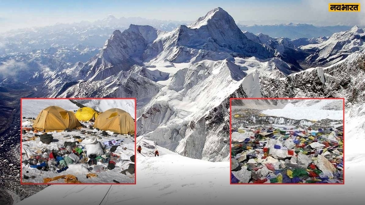 माउंट एवरेस्ट बना दिया दुनिया का सबसे ऊंचा कूड़ा घर, कई शव भी दफन